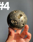 Pyrite Druzy Sphere