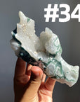 Moss Agate Dragon Head