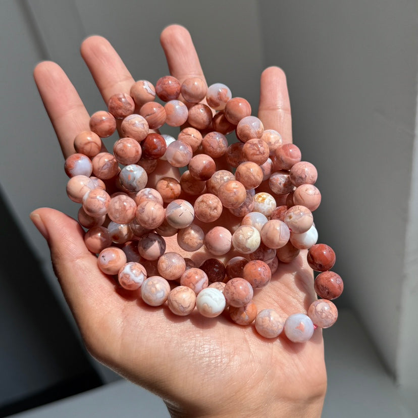 Pink Agate Bracelet