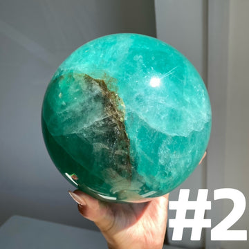 Baja Blast Fluorite Large Sphere