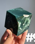 Moss Agate Cube