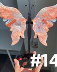 Pink Agate Butterfly Wings