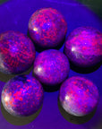 Ruby in Kyanite Spheres (UV reactive)