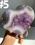 Druzy Agate Big Moons and Hearts