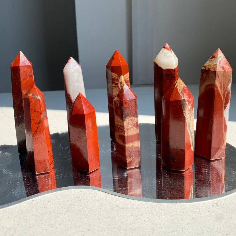 Red Jasper Small Towers