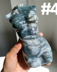 Large Moss Agate Lady Body