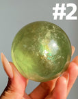 Apple Green Fluorite Sphere