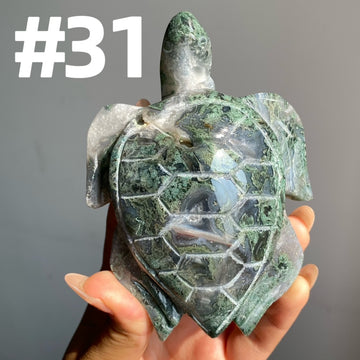 Moss Agate Turtle