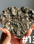 AAA Grade Pyrite Heart