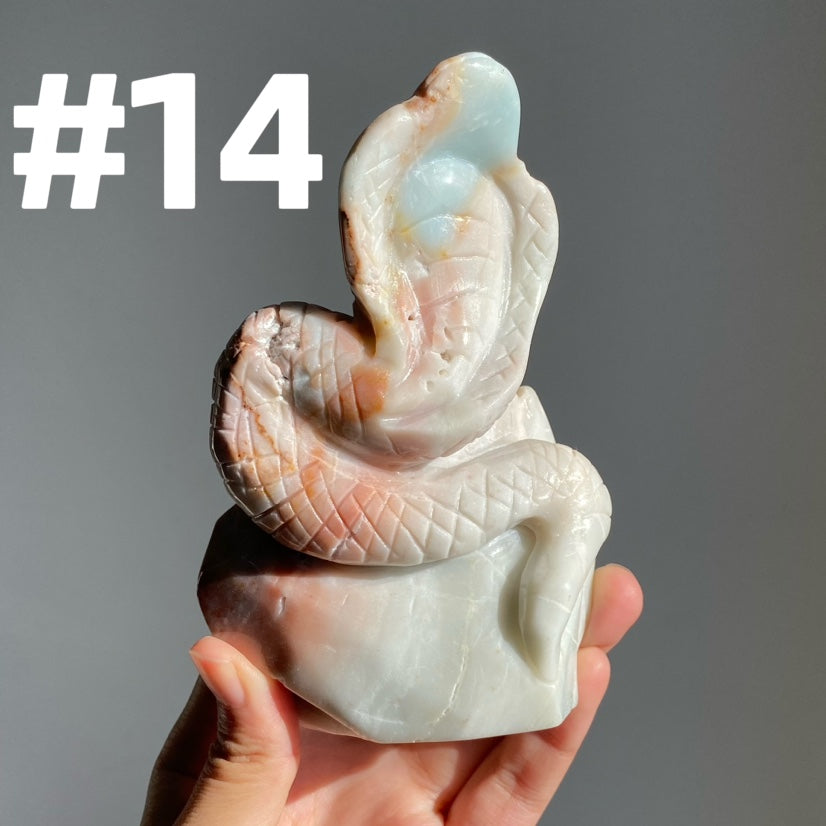 Sky Blue Quartz Snake