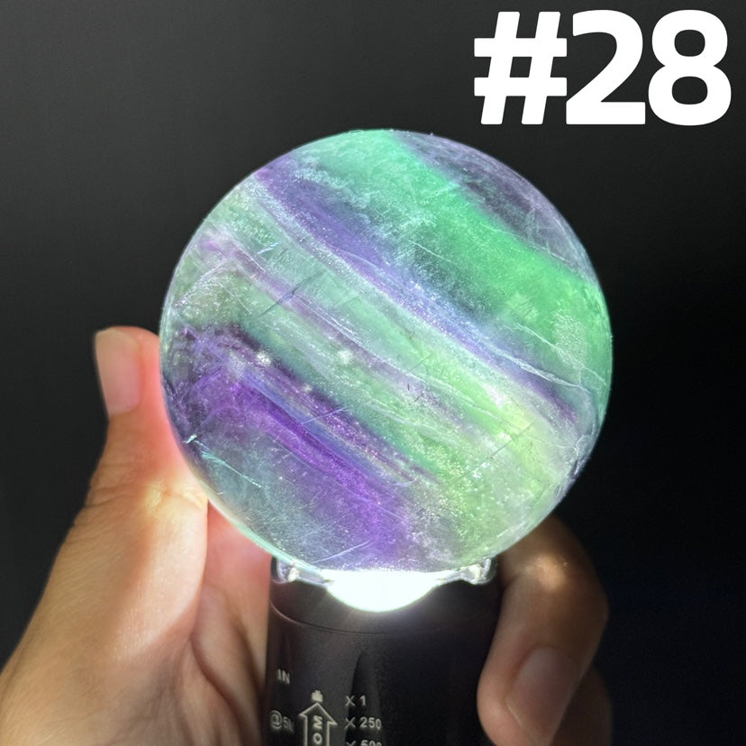 Rainbow Fluorite Big Sphere