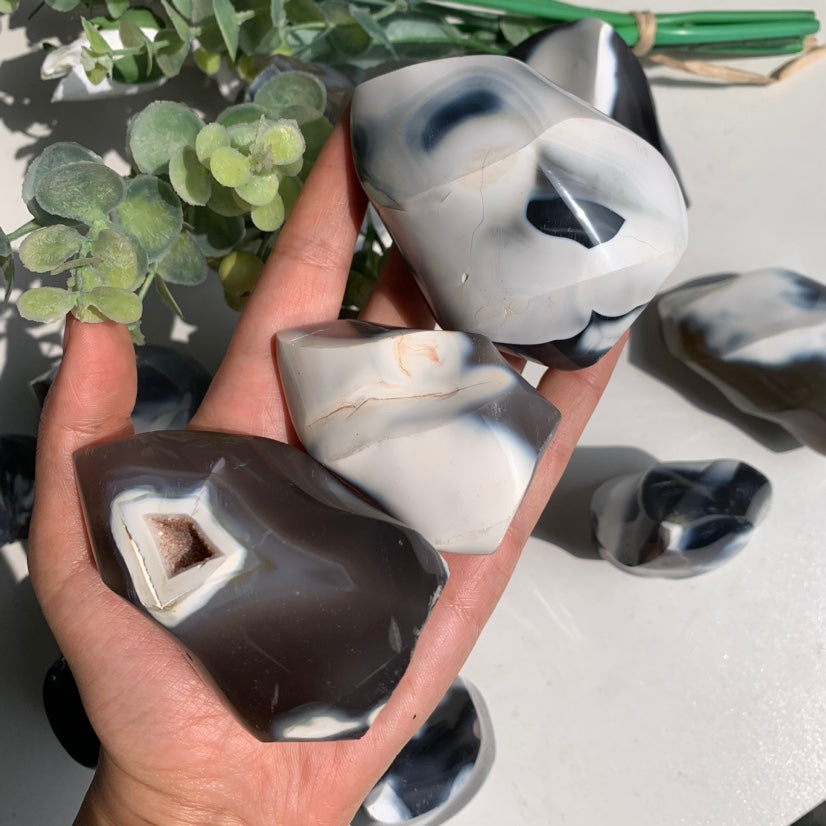 Orca Agate Flames (imperfect)