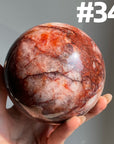 Fire Quartz Big Spheres