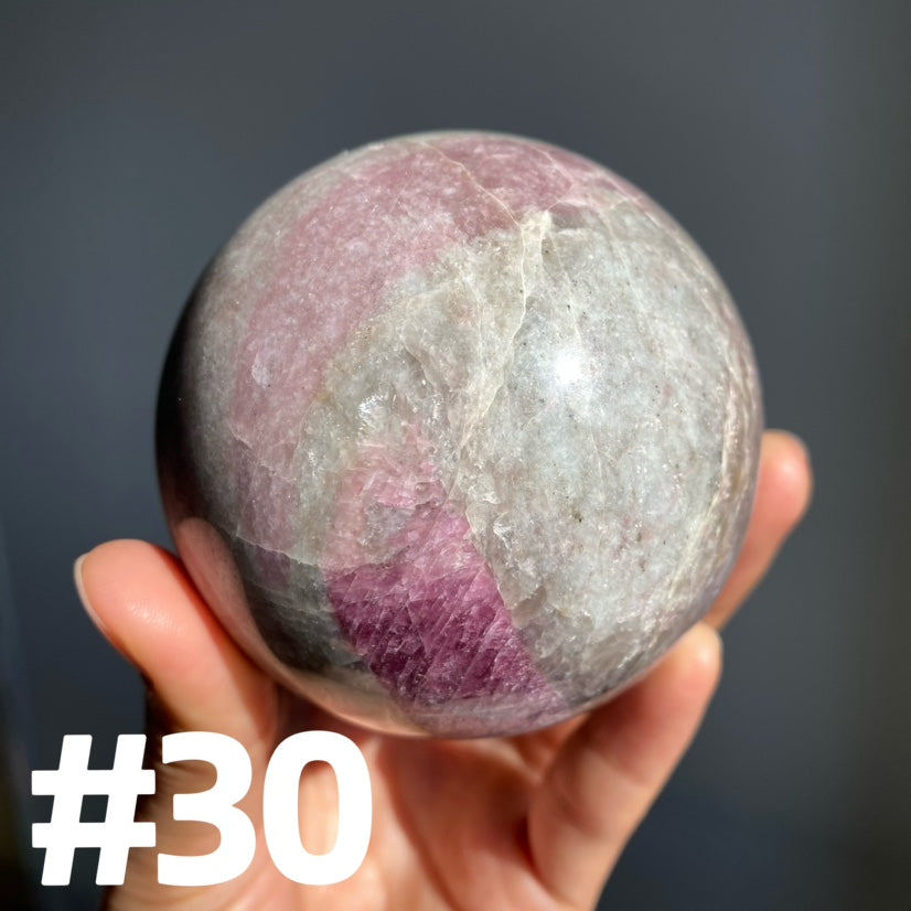 Pink Tourmaline Sphere