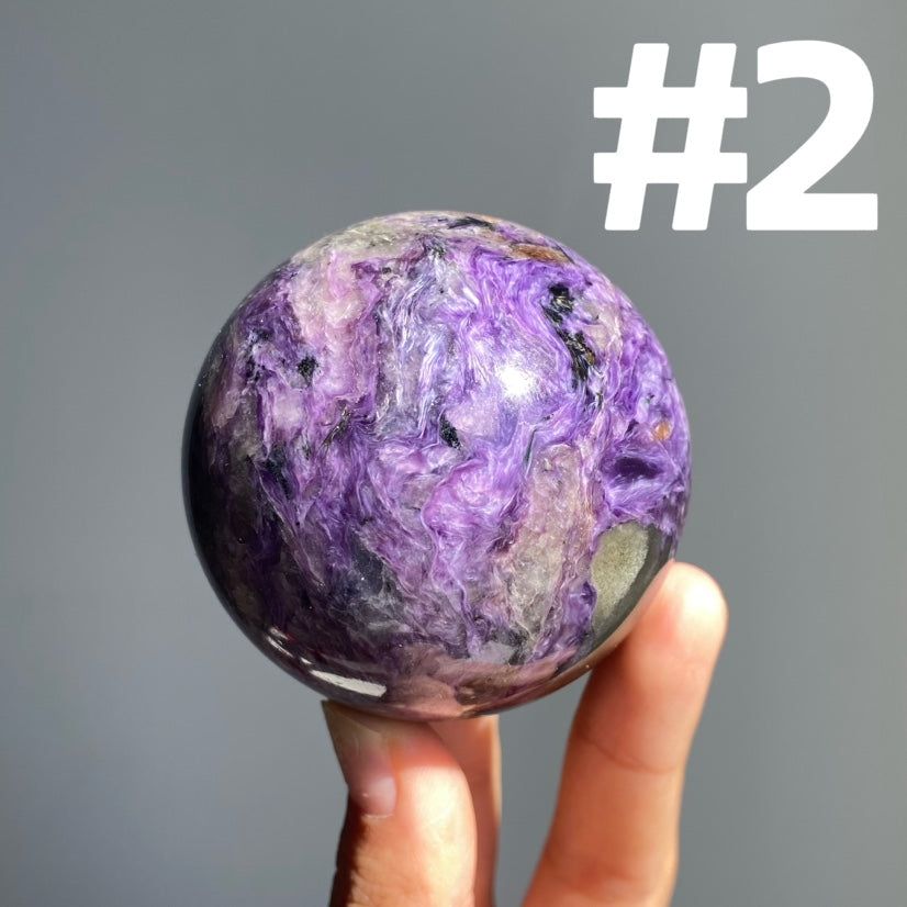 Charoite Sphere