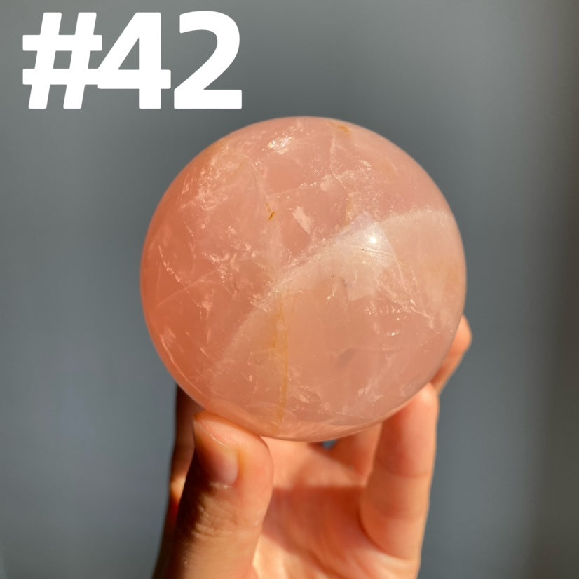 Rose Quartz Big Spheres