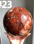 Fire Quartz Big Spheres