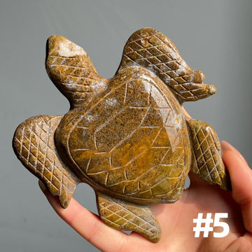 Hand Carved Crystal Turtle