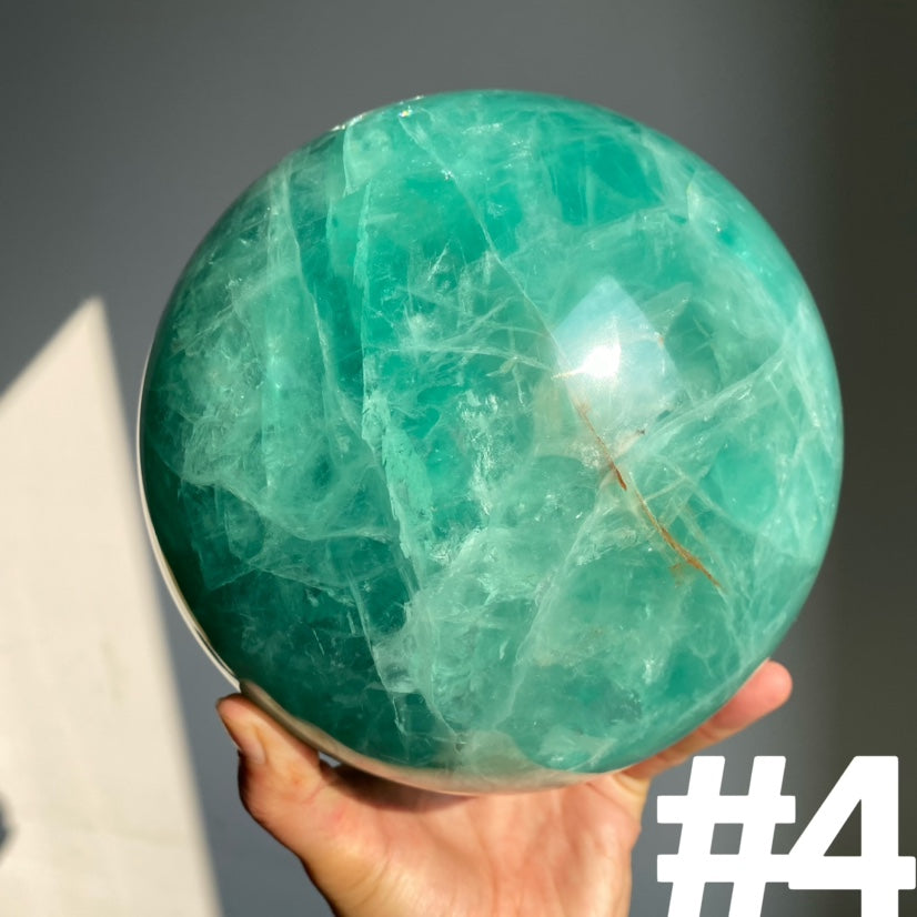 Baja Blast Fluorite Large Sphere