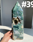 Big Moss Agate Tower