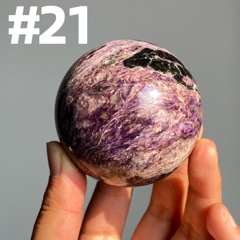 Charoite Sphere