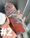 Mexican Crazy Lace Agate Big Tower