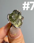 Genuine Moldavite Rings