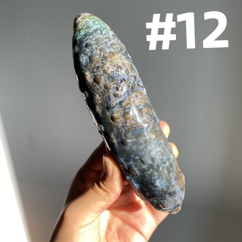 Moss Agate Cucumber