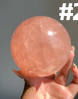 Rose Quartz Big Spheres