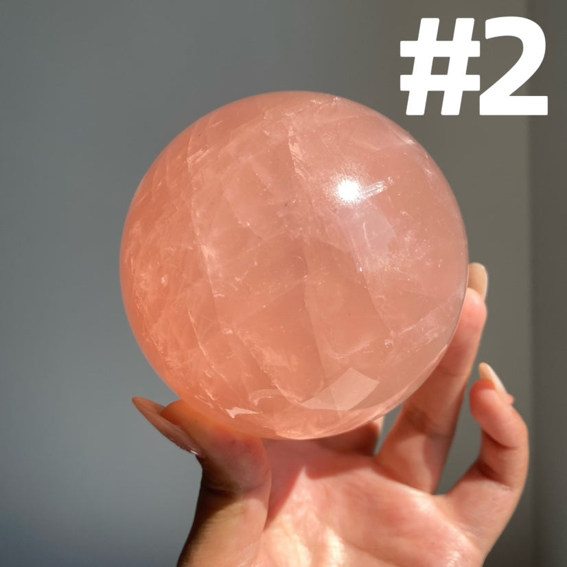 Rose Quartz Big Spheres