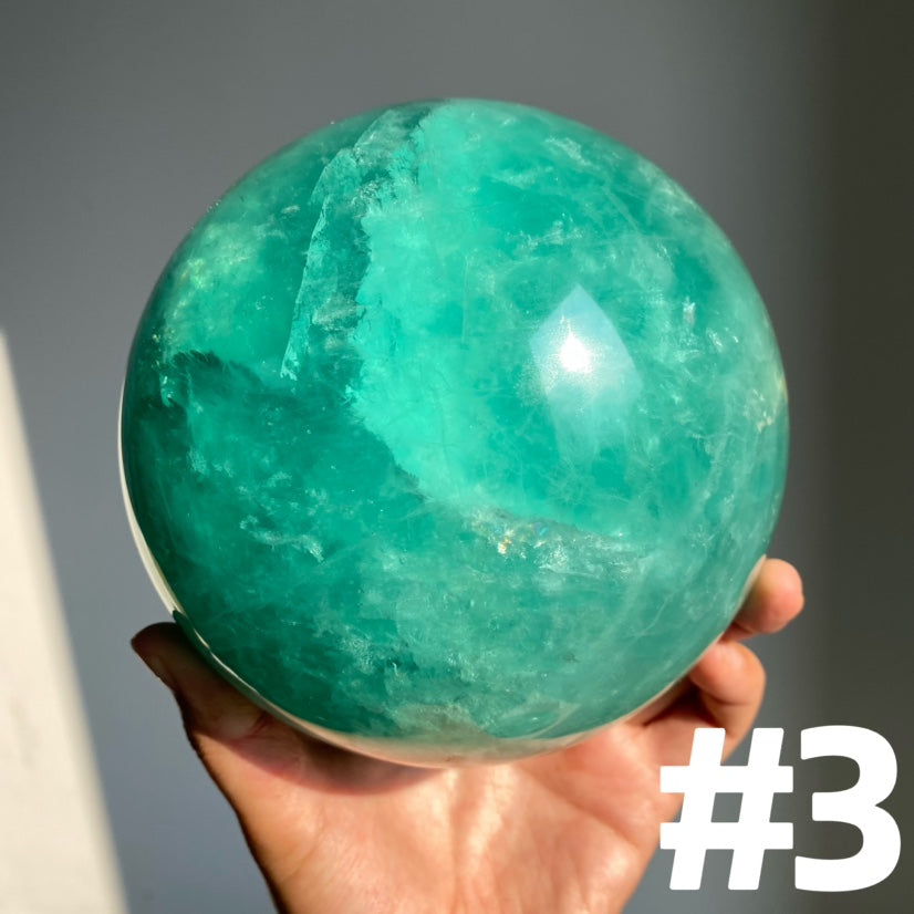 Baja Blast Fluorite Large Sphere