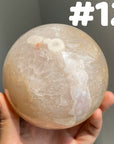 Flower Agate Big Sphere