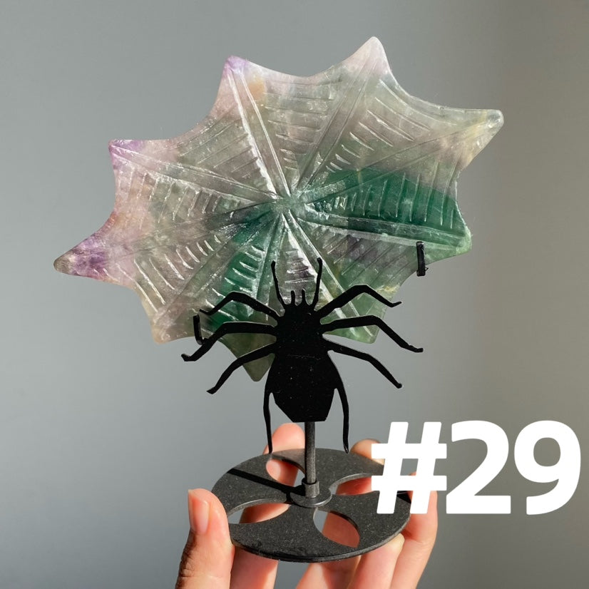 Clearance Crystal Spider Web