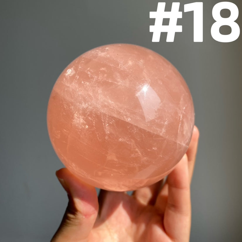 Rose Quartz Big Spheres