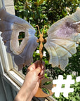 Druzy Agate Butterfly Wings