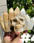 Sky Blue Quartz Skull