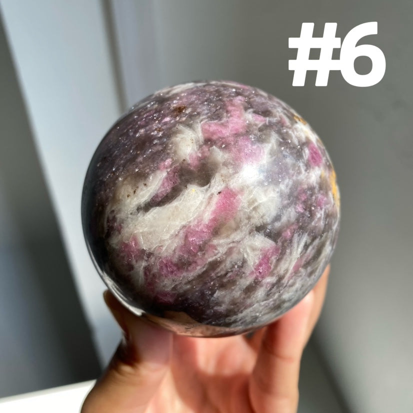 Pink Tourmaline Sphere