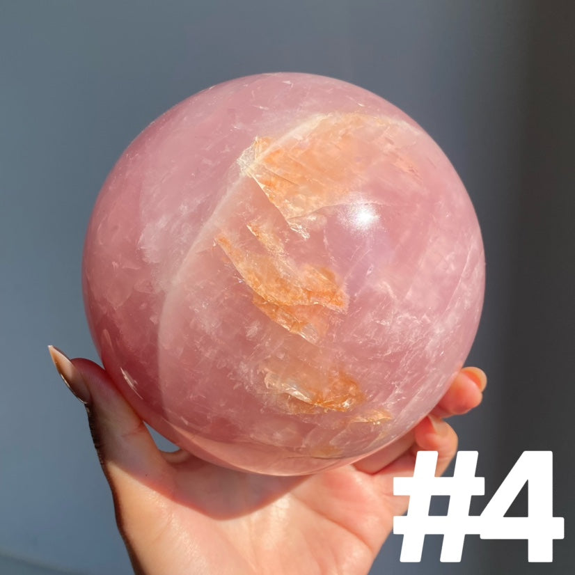 Rose Quartz Big Spheres