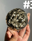 Pyrite Druzy Sphere