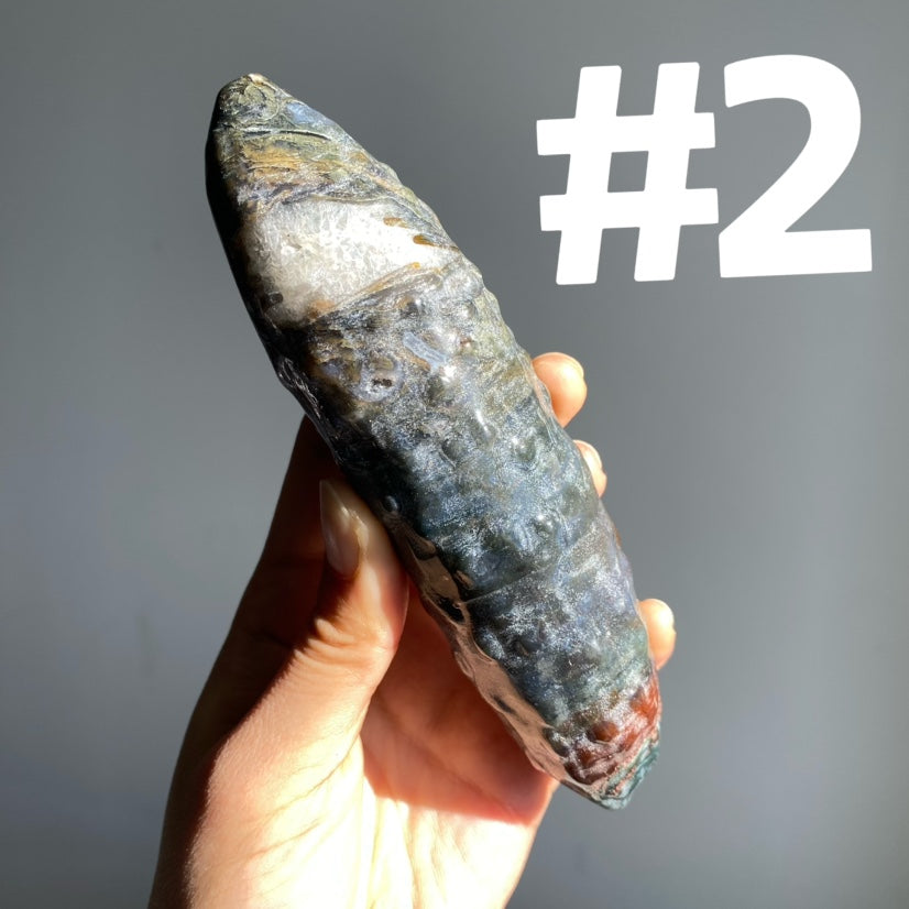 Moss Agate Cucumber