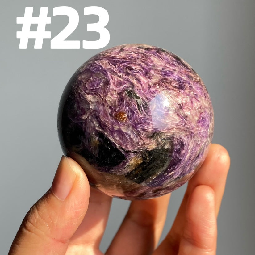 Charoite Sphere