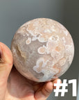 Flower Agate Big Sphere