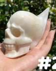 Sky Blue Quartz Skull