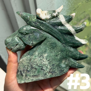 Moss Agate Unicorn