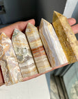 Crazy Lace Agate Small Towers