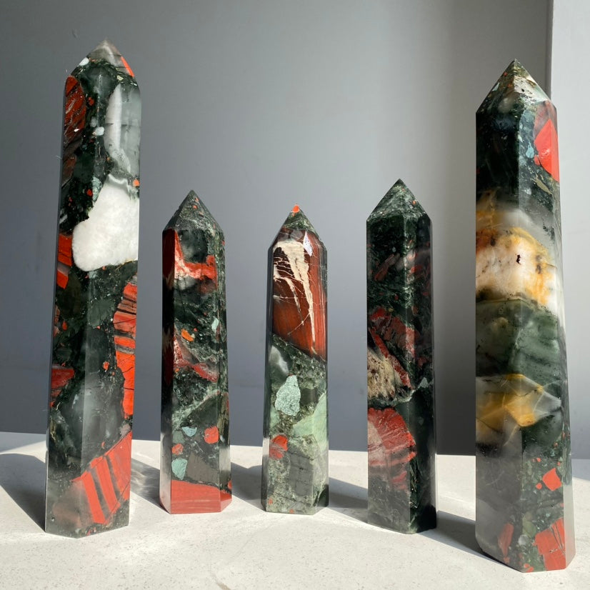 African Blood Stone Big Tower