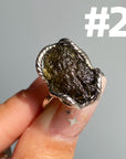 Genuine Moldavite Rings