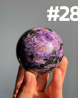 Charoite Sphere