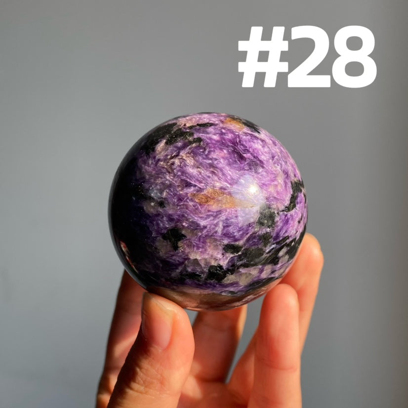 Charoite Sphere