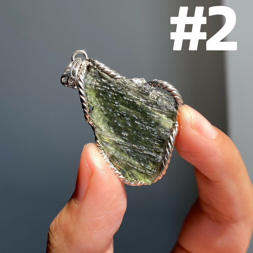 Genuine Moldavite Pendant